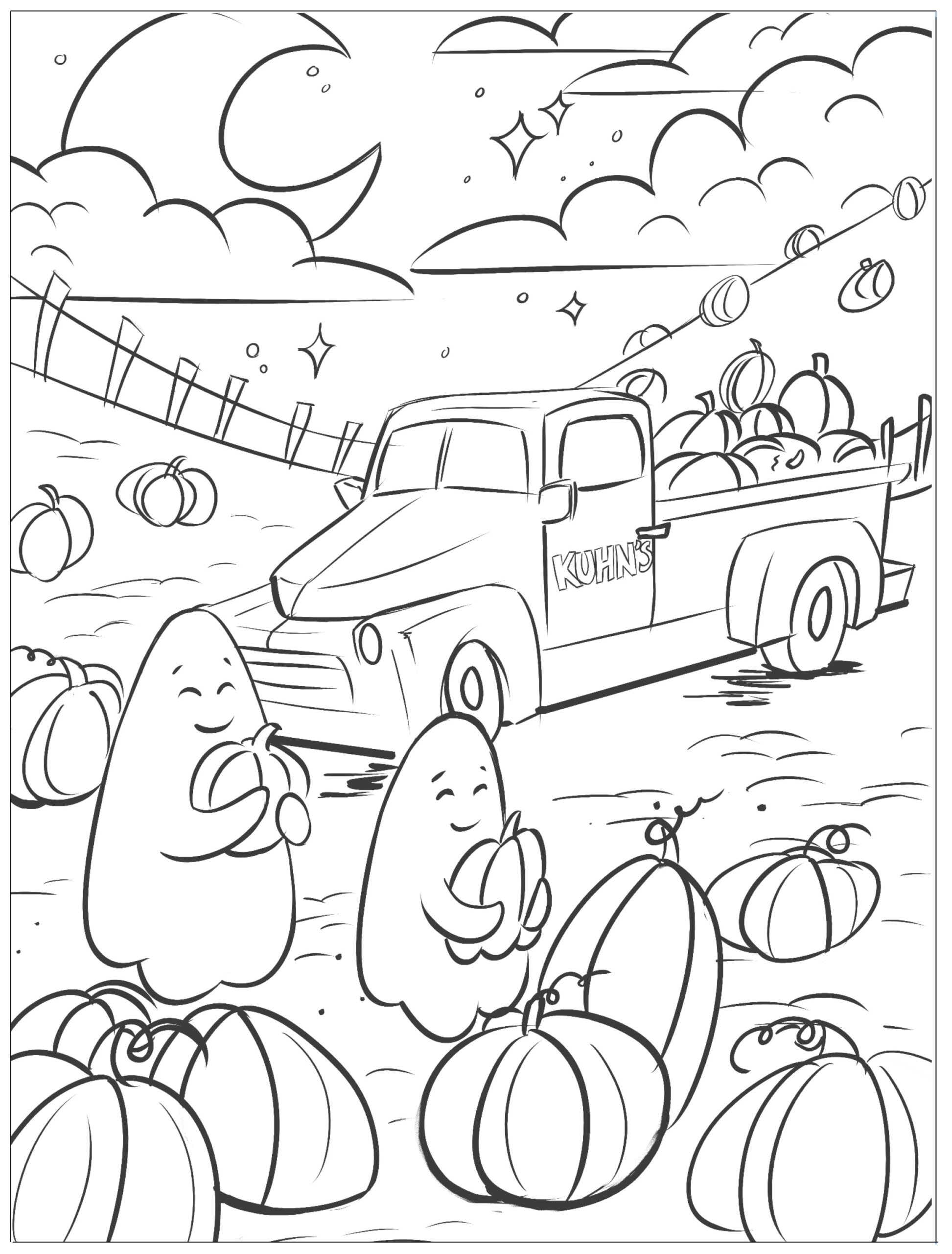 Kuhns Halloween Coloring Contest
